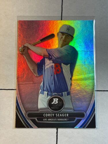 Corey Seager 2013 Bowman Platinum Prospect Rookie Card BPP41 Dodgers