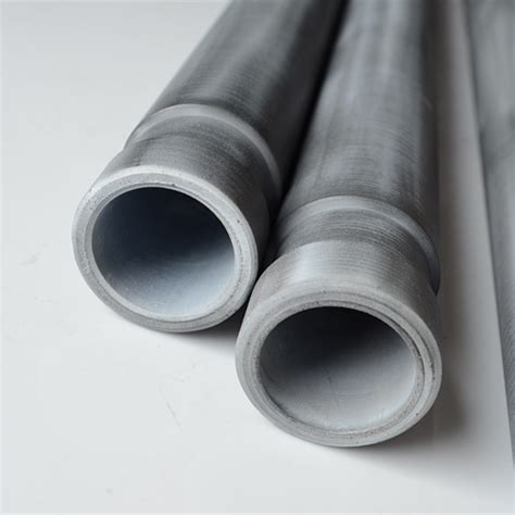 High Purity Long Si N Silicon Nitride Protection Tube For Smelting