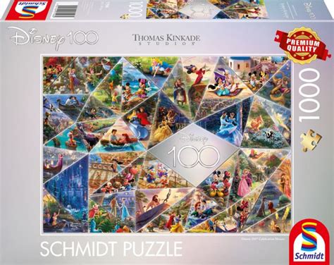 Schmidt Disney 100th Celebration Mosaic 1000 Piece Puzzle – The Puzzle ...