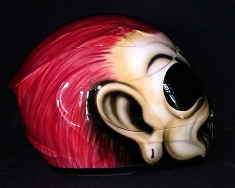 Custom Helmet Aibrush Crazy Clown Fullface Motorcycle Helmet Etsy