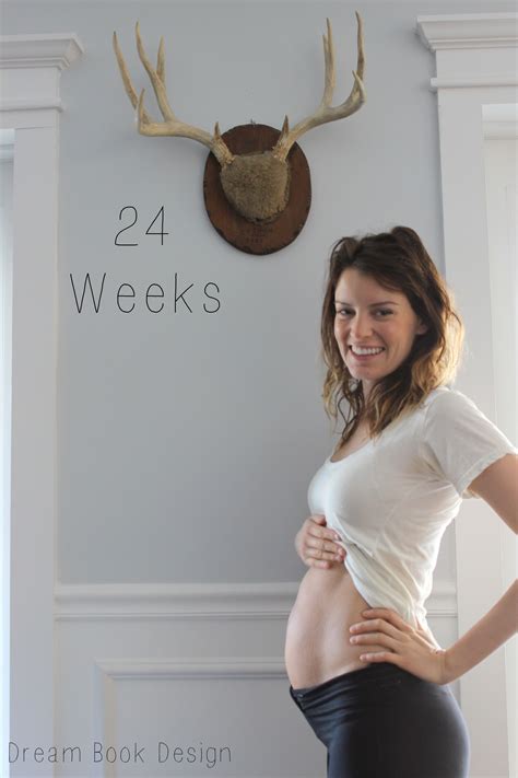 24 Weeks Pregnant Belly