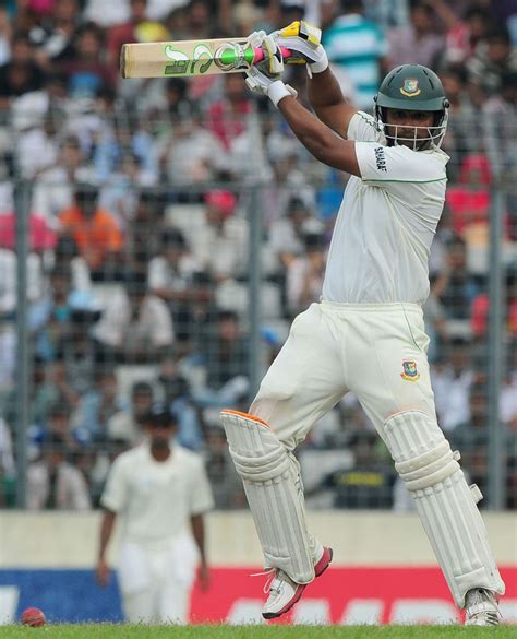 Tamim Iqbal Plays Off The Back Foot Espncricinfo