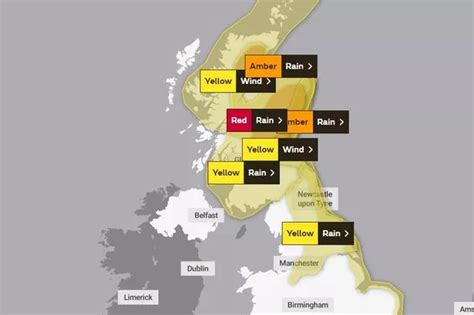 Met Office Issues Storm Babet Update As New Weather Warning Put In