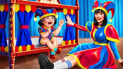 How to Become Pomni! I Was Adopted by Pomni! The Amazing Digital Circus ...