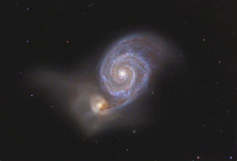 The Whirlpool Galaxy As Imaged From My Personal Observatory In Ohio R