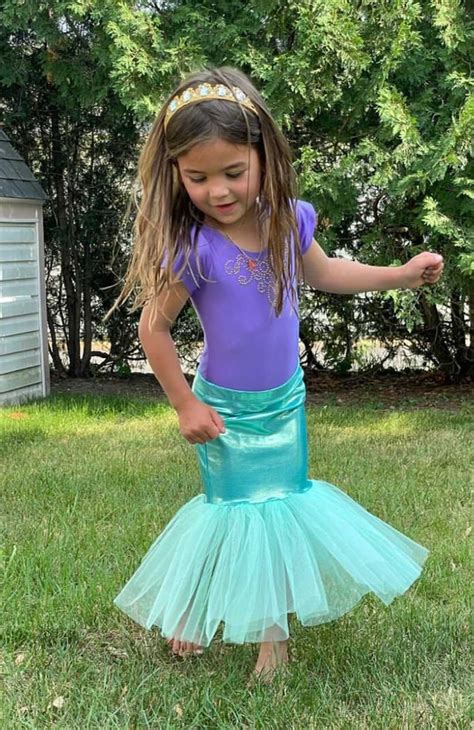 Little Mermaid Costume Girl's Mermaid Costume Matte - Etsy