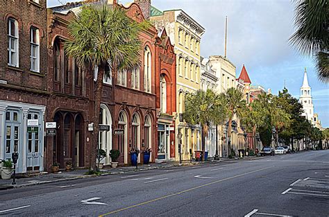 Broad Street Charleston On An Early Morning Walk Into Th Flickr