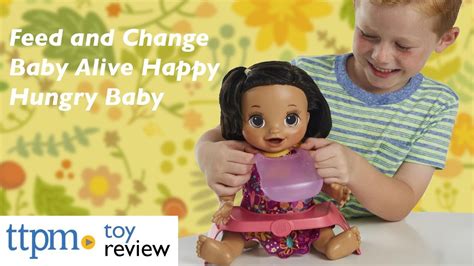 Feed And Change Baby Alive Happy Hungry Baby From Hasbro Youtube