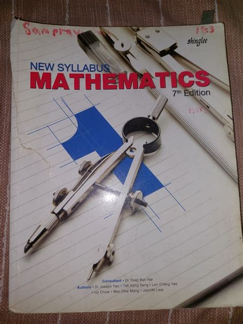 New Syllabus Mathematics Th Edition Sec Hobbies Toys Books