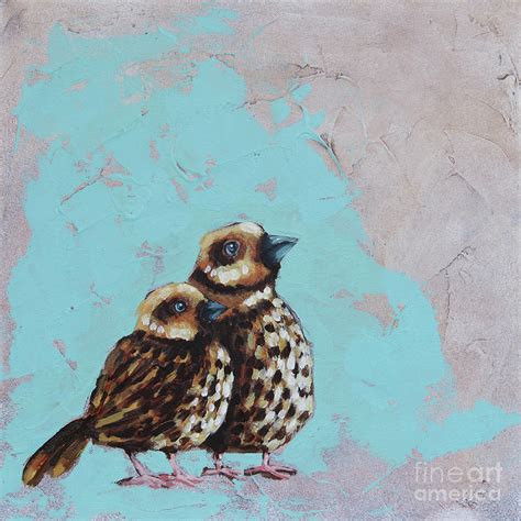 The Bird Pair Painting By Lucia Stewart Fine Art America