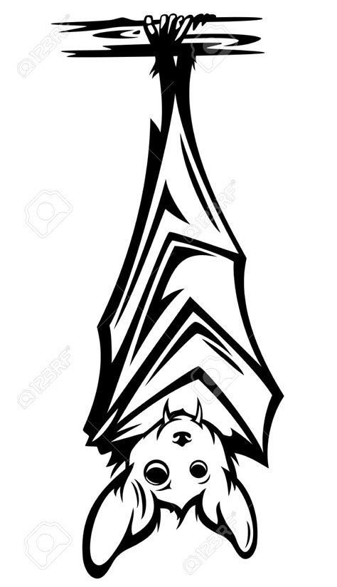 Hanging Bat Drawing at GetDrawings | Free download