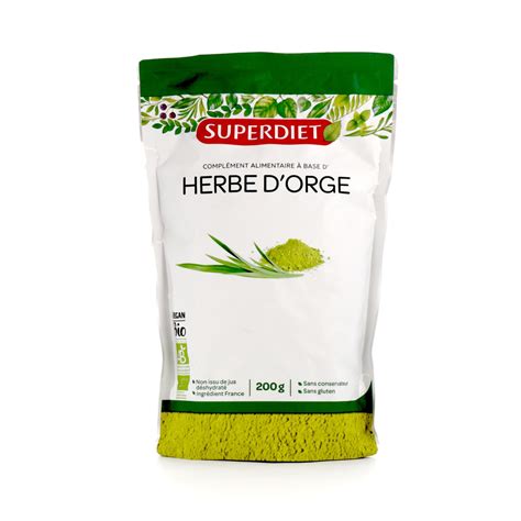 Poudre Dherbe Dorge Super Diet Sachet De 200g