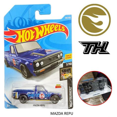 โมเดลรถเหลก Hotwheels รน MAZDA REPU ลขสทธแท ลอยาง STH SUPER TREASURE HUNT Hot