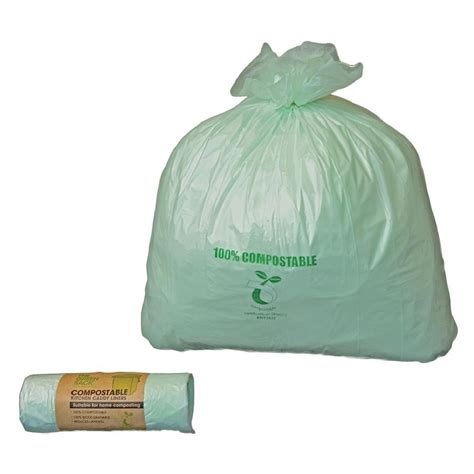 Sacs Poubelle Compostables Litres Lot De Jantex Leroy Merlin