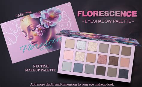 Amazon Ucanbe Florescence Eyeshadow Palette Colors Nude Neutral Brown Smokey Eye Shadow