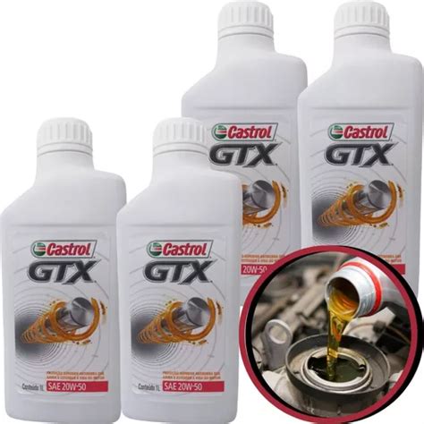 Litros Leo Motor Mineral Castrol Gtx Antiborra Sae W