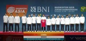 Team China Honors Late Zhang Zhi Jie After Winning The Badminton Asia