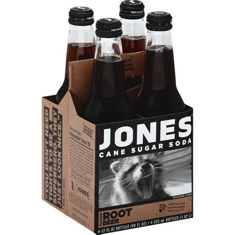 Jones Soda Cane Sugar Root Beer Flavor Root Beer And Cream Soda