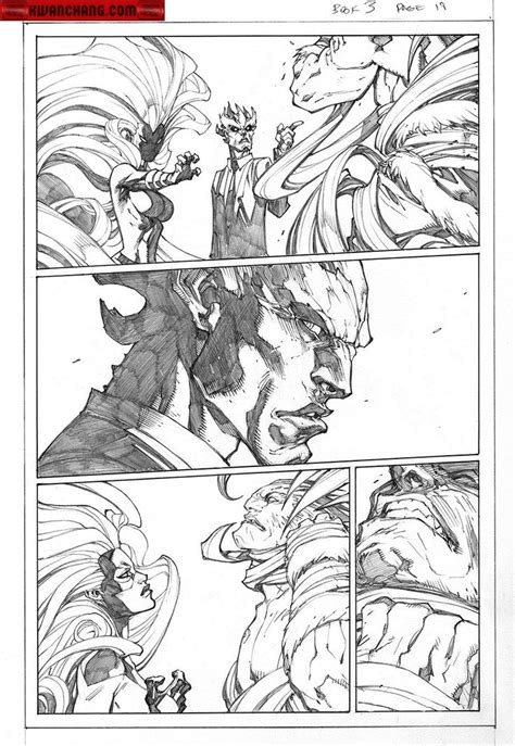 Kwan Chang For Sale Artwork Inhuman 3 By Artist Joe Madureira