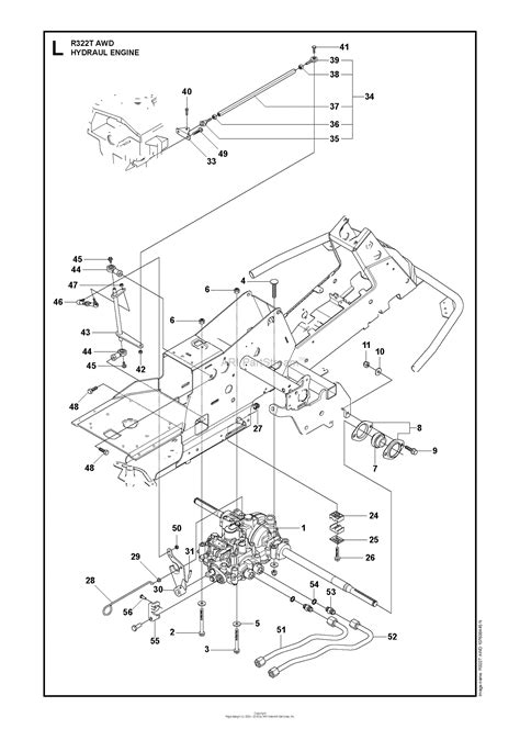 Husqvarna R322t Awd 966785801 2012 03 Parts Diagram For Transmission