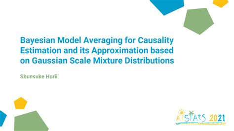 Shunsuke Horii Bayesian Model Averaging For Causality Estimation And