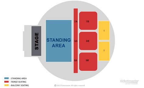 Standing Seating Plan Plymouth Pavilions