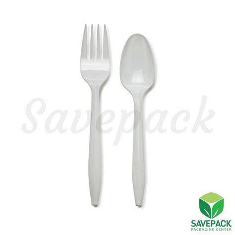 White Disposable Plastic Spoon Fork And Spork Shopee Philippines