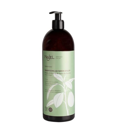 Shampooing Cheveux Secs BIO Savon D Alep Figue Najel 1l