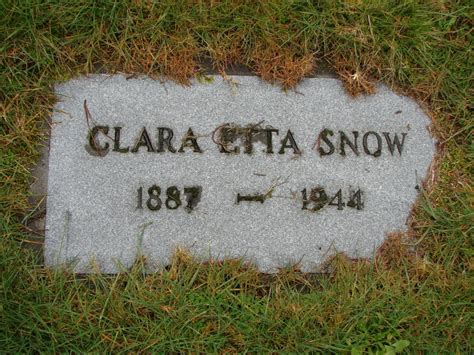 Clara Etta Duncan Snow Homenaje De Find A Grave