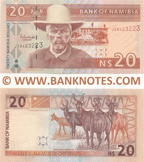 Namibia Dollars Namibian Currency Banknotes African Paper