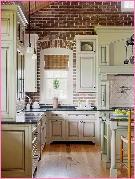 25 Gorgeous Kitchens Design Ideas With A Brick Wall That You Need To