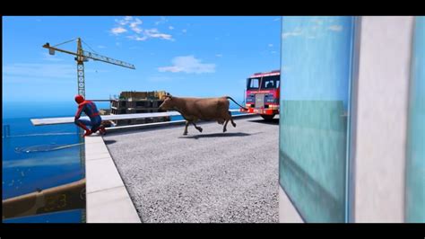 Crazy Cow Parkour Impossible Parkour Vaca Parkour Youtube