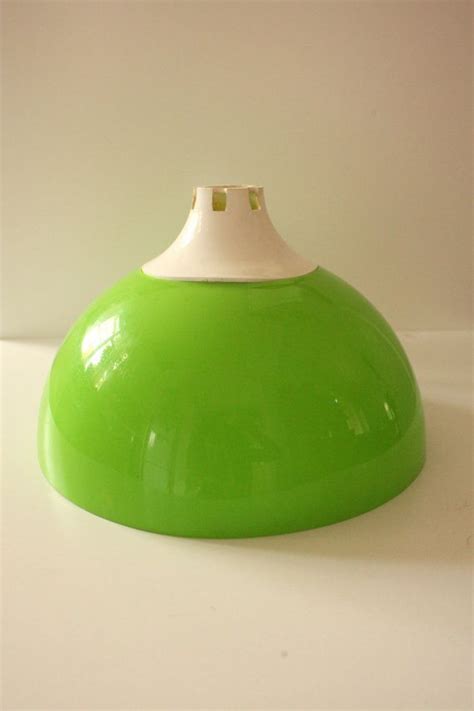 Vintage Lime Green Plastic Light Shade By Tribecasvintage On Etsy 11