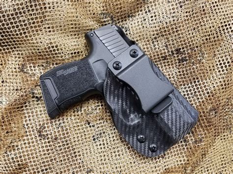 Kydex Owb Paddle Holster For Springfield Armory Hellcat Pro With Red Dot Sights Optics Cut