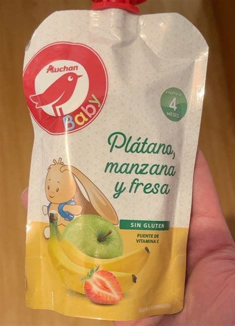 Platano Manzana Y Fresa Auchan