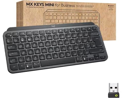 Logitech Mx Keys Mini Wireless Keyboard For Business Graphite