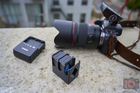 The Battery Mags Organize Camera Batteries in the Space of a Small Lens