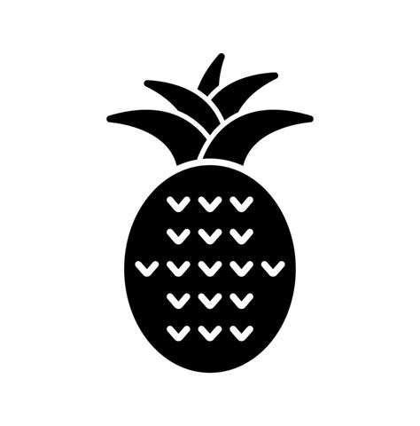 Pineapple Vector Icon 17517156 Vector Art At Vecteezy