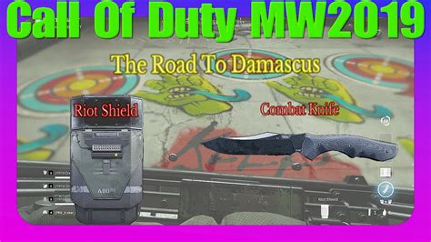 The Road To Damascus Riot Shield Combat Knife Shipment Call Of