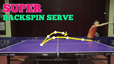 Learning Incredible Ghost Serve Super Backspin Mlfm Table Tennis