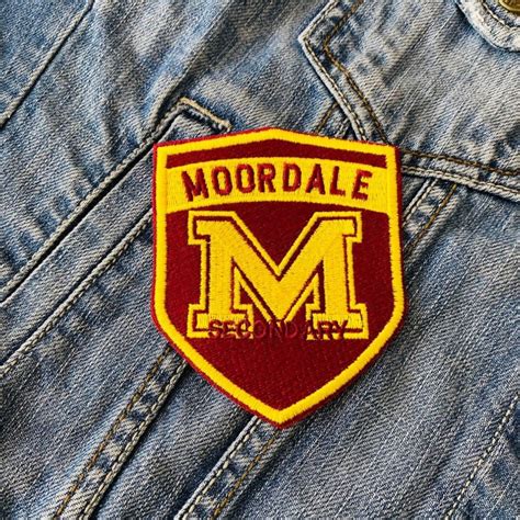 Sex Education Moordale Uniform Patch Embroidered Iron On Sew On Badge DIY TV Show Secondary