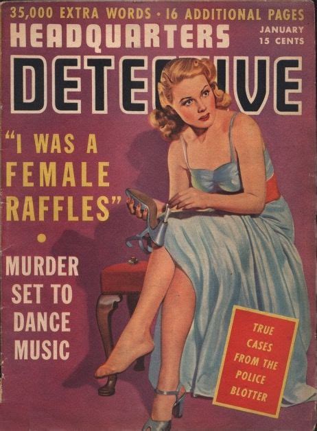 Headquarters Detective 1943 Pulp Fiction Pulp Fiction Magazine