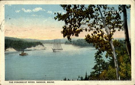 The Penobscot River Bangor ME