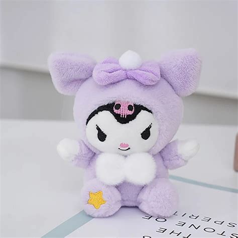 Hello Kitty Sanrio 15cm Keychain Kuromi Cinnamoroll Cross Dressing