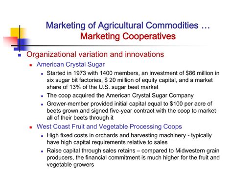 Ppt Lecture Marketing Of Agricultural Commodities Powerpoint