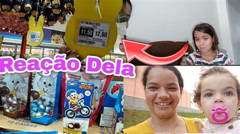 VLOG COMPREI O OVO DE PÁSCOA MAIS BARATO DE TODOS PRA MINHA FILHA OLHA