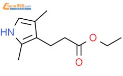 Dimethyl H Pyrrole Propanoic Acid Ethyl Ester