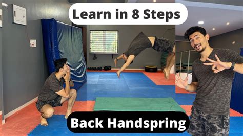 Learn Back Arch To Back Handspring Easy Steps Learn Tutorial