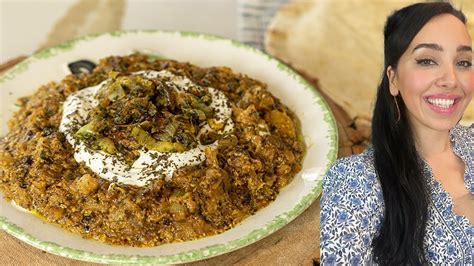 Persian Eggplant Dip Kashke Bademjan Youtube