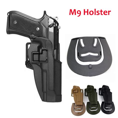 Military Belt Holster Beretta M9 92 96 92fs Pistol Waist Holster ...